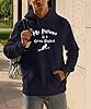 Hippowarehouse My Patronus is A German Shepherd Unisex Hoodie Hooded top (Specific Size Guide in Description) Black #2