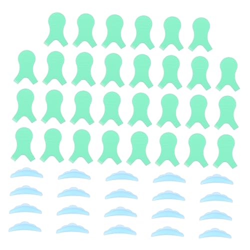 IWOWHERO Brush Set 30pcs Lift Tools Eyelash Curling Kit Perm Pads for Long Thick Lashes