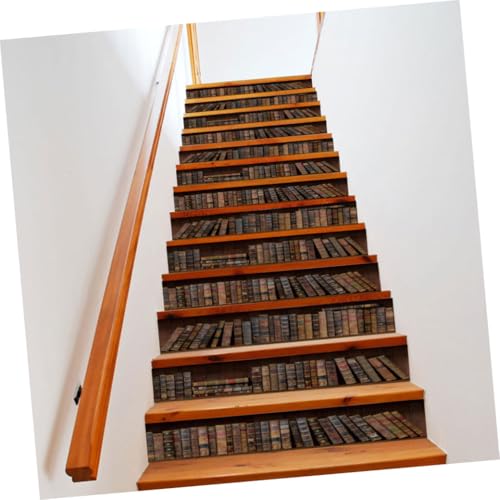 Stickers escaliers et bibliothèque SEWACC pour une déco DIY réussie