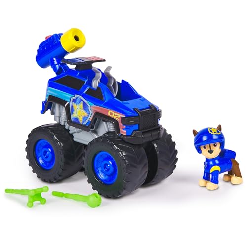 Patrulha Canina - Pack Chase Rescue Wheels e carro polícia dança PROJECTILES - Patrulha Canina brinquedos - 6069302 - brinquedos crianças 3 anos - presente criança 3 anos +