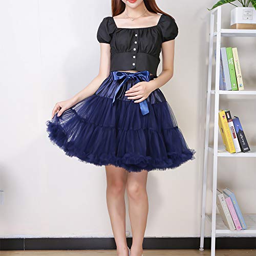 Image of Tutu Skirt as Well as Petticoat above Knee Underskirt Tulle Crinoline slip