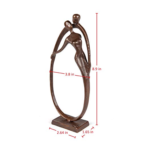 Escultura de Bronce Danya B Círculo de Amor miniatura 5