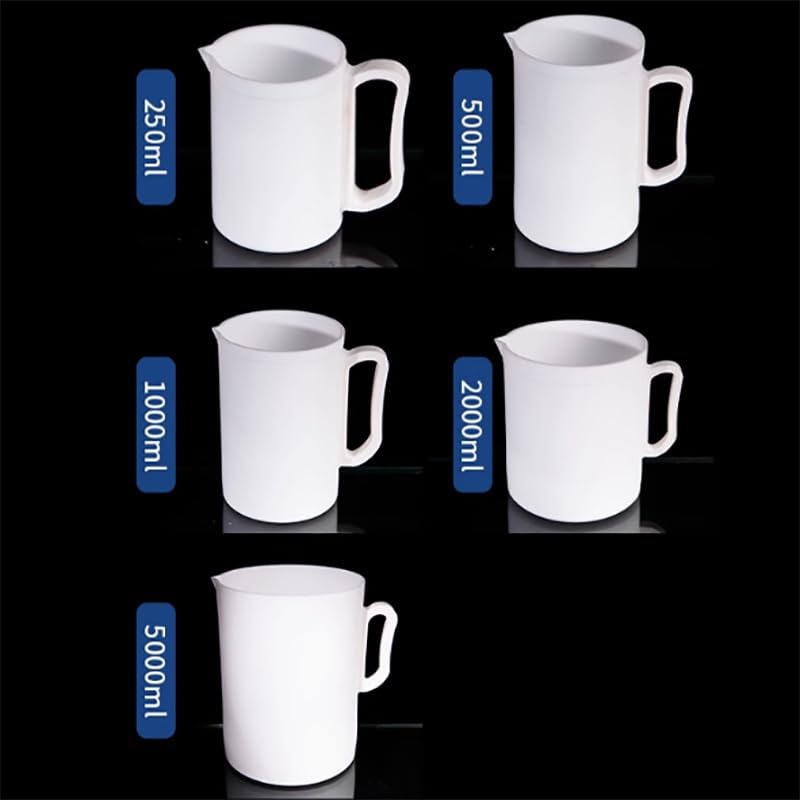 Vaso de PTFE con mango resistente al ácido, resistente al calor, laboratorio de 250-5000ml(2000ml)
