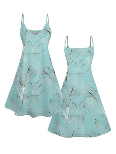 Image of DRESSFO Matchable Couples' Outfit Tropical Leaf Pineapple Print Button-up Shirt Or Strappy Dress
