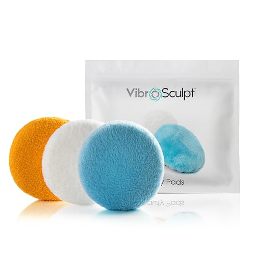 Vibro Sculpt Almohadillas de fibra - Almohadillas lavables para máquina de esculpir el cuerpo (multicolor)