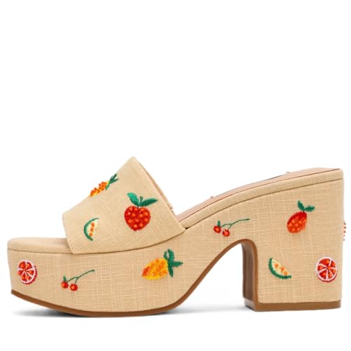 JilTrdWei Women’s Platform Espadrille Sandals