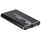 EXKOKORO New HDMI Video Capture Card 4K Screen Record USB3.0 1080P 60FPS Game Capture Device for Streaming, Compatible with Nintendo Switch, PS4, Xbox One, PC