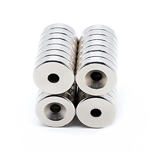 JFSDBH 5/10/15/20Pcs Round Neodymium Magnet 15mm X 5mm Hole 4mm N35 Super Powerful Small Imanes Permanent NdFeB Magnetic Disc (Color : 5 Pcs)