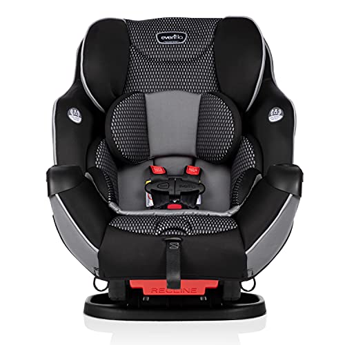 Evenflo Symphony All-In-One Convertible Car Seat With Freeflow (Olympus Black) #TOP1