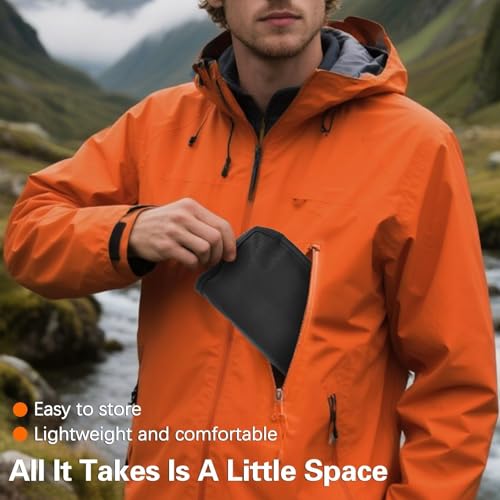 Muyohix Campinghocker Faltbar, Tragbarer Klapphocker Klein, Falthocker Leichtgewicht, Klapphocker Camping, Falthocker Camping Leicht zu Falten 26cm,für Reisen,Picknic,Trekking,Angeln,Garten(Schwarz)