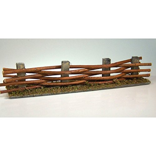 weidenzaun, Flechtzaun mit geschnittene Moos. 4cm hoch. 20cm lang Cover