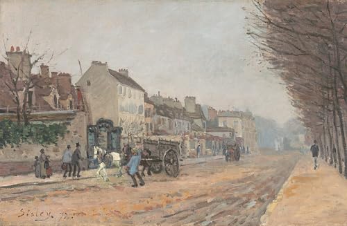 Peintures Héloïse Boulevard Argenteuil Sisley : Tableaux Modernes Décoration de Bureau 60x90