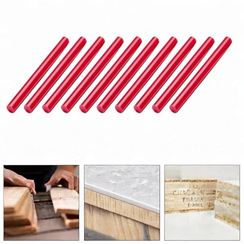 Badiman 10 pçs bastões de cola quente do derretimento, tiras de cola pegajosa multiuso resistente ao