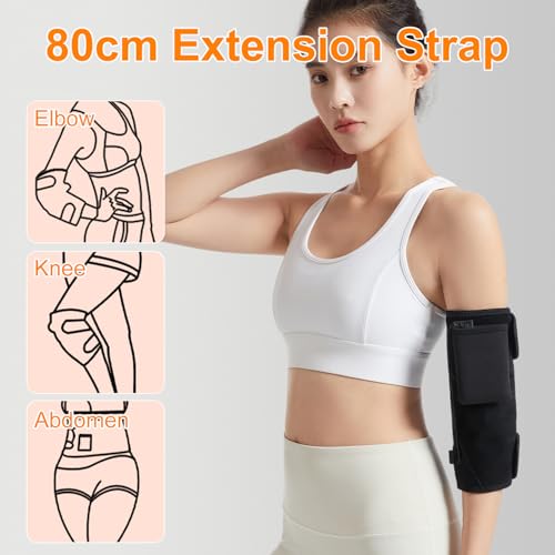 Support de bras chauffant électrique USB noir extensible unisexe hiver