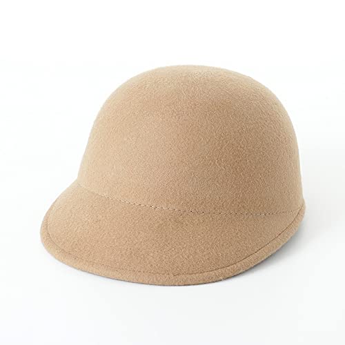 Chapeau en feutre de laine d'hiver au design épuré pour un style élégant uni