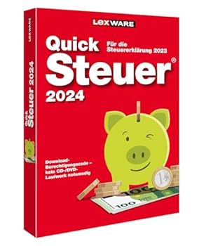 QuickSteuer 2024 f&uumlr Steuerjahr 2023  Minibox  Private und gewerbliche Steuererkl&aumlrung