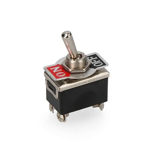 Greenice | Interruptor Bipolar Rabillo Metalico 10A 250V (Envasado) [E3-E45053] Cover