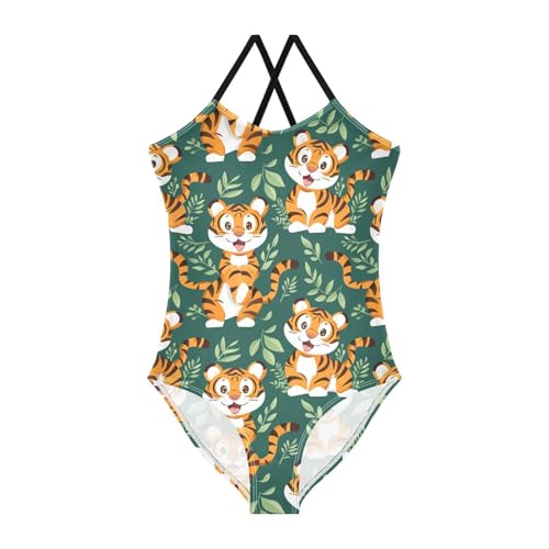 Girls Swimsuit Summer Beach Sport Cute Bathing Suits One Piece Swimwear for 3-10 Years