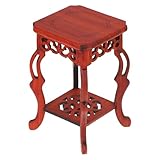 Socle artistique : conçu pour les figurines et les bonsaïs, il apporte une touche artistique à votre décoration, support pour pots de fleurs, présentoir à fleurs