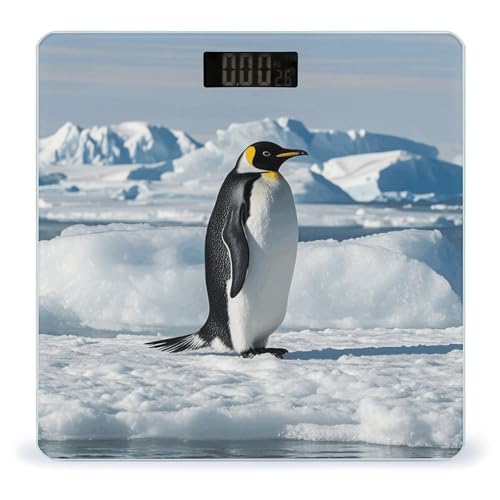 Báscula digital Penguin Antarctica Ice para baño miniatura 1