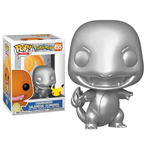 Funko Pop Pokemon Figurine Charmander Salameche #455 Pokemon 25th Anniversary – Exclusive Special Edition - Figurine Pop
