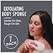 HartFelt 7 Pack Body Exfoliation Beauty Box with Body Wash Scrubber | Super Soft Exfoliating Bath Sponges for Shower Women & Men | Chemical-Free Bathing Sponge Set for Dead Skin Removal | Gift Box