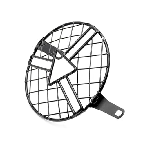 Grille de protection phare moto 5.75 pouces pour éviter les bris de glace en roulant