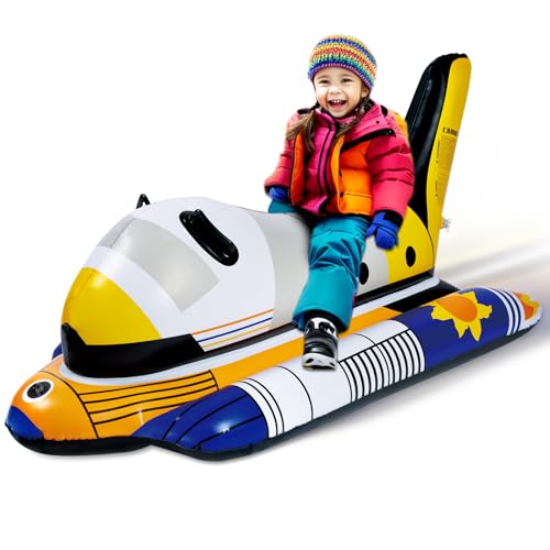 Camuland Inflatable Snow Tube for Sledding with Heavy Duty Premium