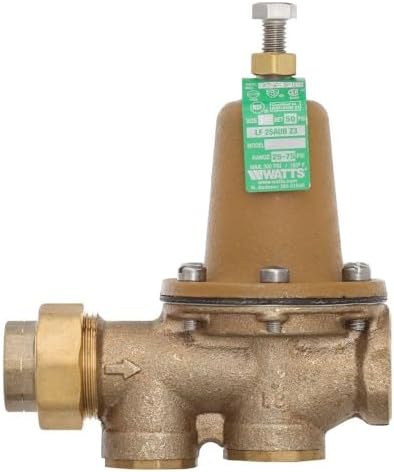Watts LF25AUB-Z3 Water Pressure Reducing Valve NPT Female Union x...