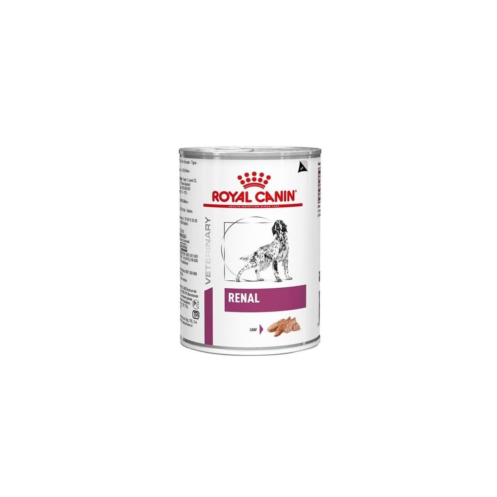 Royal Canin Veterinary Renal - 12 x 100 g - Complete Dietary Food for Adult Dogs - to Support Kidney Function - with Tasty Chunks in Sauce