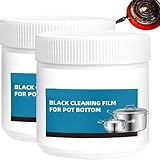 Pasta sgrassante forte per la rimozione di residui di pentole bruciate, detergente per padelle bruciate, pasta sgrassante ad alta resistenza per tutte le pentole