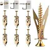 Vibinz Metal Expansion Bolts for Drywall, Self Drilling Anchors with Screws, Self-Drilling Drywall Fastener Kit for Wall, 2025 Upgraded Zinc Plated Drywall Self-Drilling Anchors
