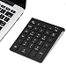 Bluetooth Number Pad, Lekvey Portable Wireless Bluetooth 28-Key Numeric Keypad Keyboard Extensions for Financial Accounting Data Entry for Smartphones, Tablets, Surface Pro, Windows, Laptop and More