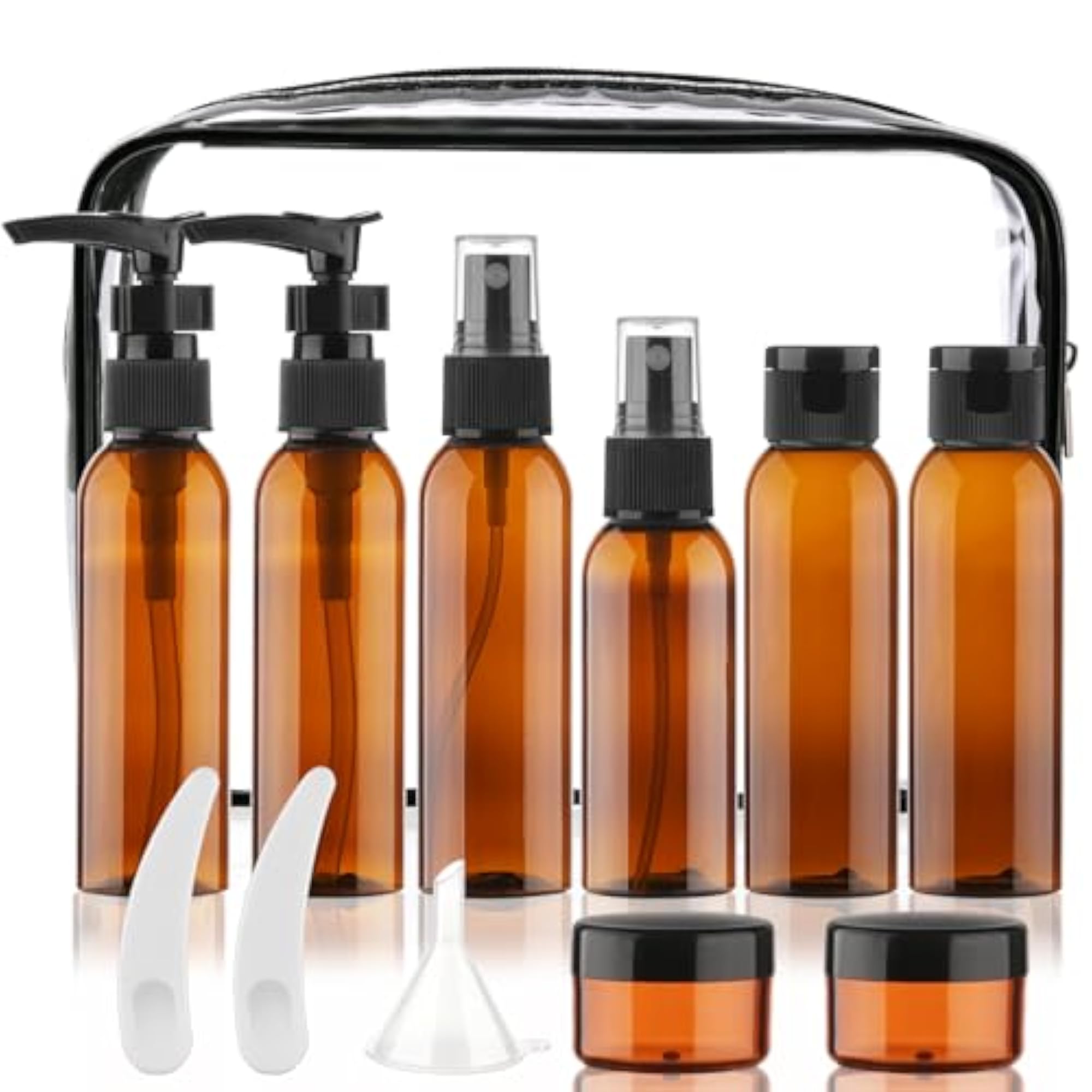 TSA Approved Travel Size Toiletry Bottles, 13 Pack