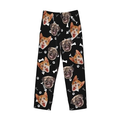Personalized Pajamas Pants For Men Custom Pajama Pants Pajama Bottoms Sleepwear Funny Pj Pants With Photo Face Text4