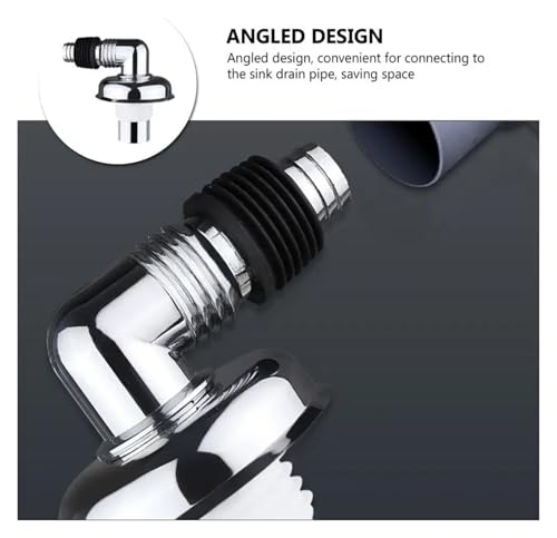 3 Way Drain Pipe for Washing Machine One-way Return Proof Drainage Strainer Stopper Insect Odor Proof Sink Sewer Joint Plug(Style C 5PCS)