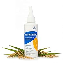 مصل علاج ما قبل الشامبو Ceramedx Hair & Scalp Renew بتقنية Riceramide-3 النباتية للشعر الجاف وفروة الرأس | نباتي، خالي من العطور، خالي من البارابين | 4 أونصة