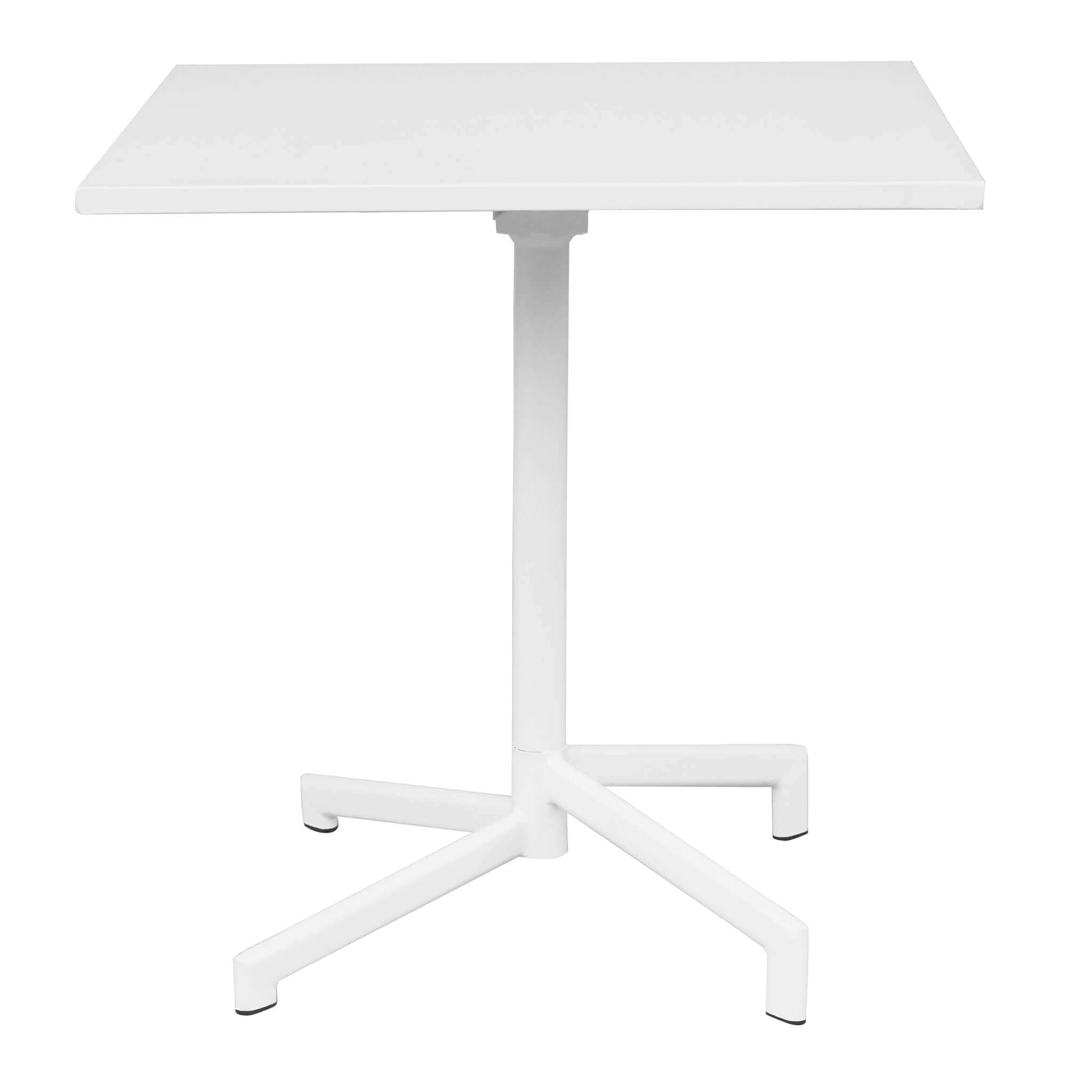 Table verrouillable pliable d'extérieur acier 70 x 70 Freddy