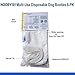 Wound Recovery Dog Boots 8-Pack by Nooby's. Protects Wounds, Bandages and medications. Medical Dog Booties for Maximum Protection Indoors and During Short Walks. (XL: 4.5