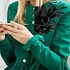 Asudaro Broche Plume,Grandes Broches Plumes Broche Fleur Simulé Broche En Tissu Femmes Mode Vintage Broche Délicate Broches De Mariage Pour Hommes Avec Pull, Robe, Col, Écharpe, Veste Broche #3