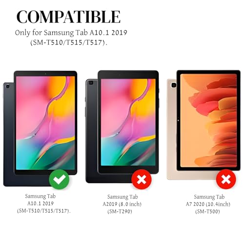 Image of Samsung Tab A 10.1 (2019) Tempered Glass | Screen Protector Tempered Glass for Samsung Galaxy Tab A 10.1 inch (2019) (SM-T510 / SM-T515) Transparent