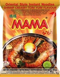 โ Mama Creamy Shrimp Tom Yum Noodles 55gm x 15 | Indulge in Rich, Creamy Thai Flavor | Luxurious Creamy Elegance | Quality Ingredients | Instant Enjoyment | Real Shrimp