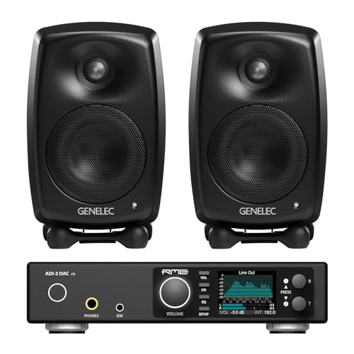 【Genelec × RME HOME Audio Suite】ADI-2 DAC FS + G Three DAコンバーター & アクティブ・スピーカー・セット