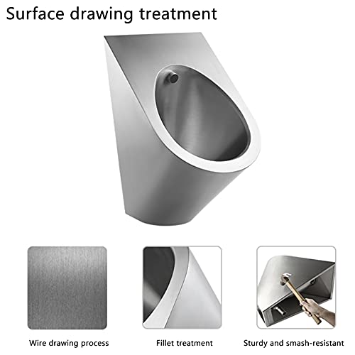 OTQEFTN Household Items Wall Mounted Male Urinal with Flush System, Vertical Toilet Automatic Sensor Washout Urinal, Urinal