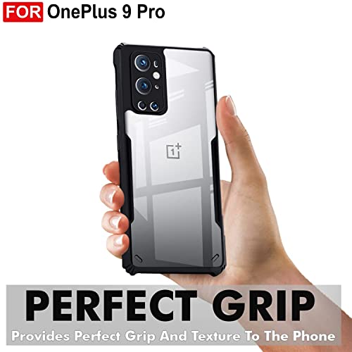 Image of Zapcase Back Case Cover for OnePlus 9 Pro | Compatible for OnePlus 9 Pro Back Case Cover | 360 Degree Back Cover Case | Clear Case with Camera Protection | (TPU + PC | Matte Black)