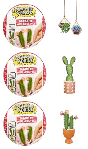 MGA's Miniverse Make It Mini Lifestyle Series 1 Nursery Pack Bundle (3 Pack) Mini Collectibles, Mystery Blind Packaging, DIY, Resin Play, Replica items, Collectors, 8+, Small, 542001