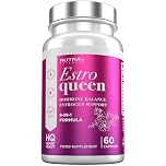 EstroQueen – Estrogen Support Tablets for Women Hormone Balance Supplement – 60 Vegan Capsules Estrogen Supplements