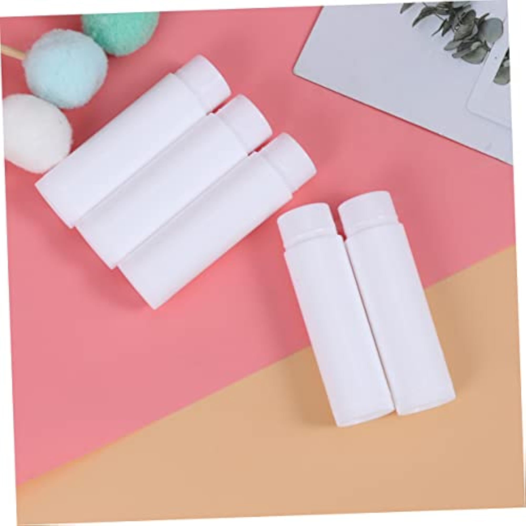 Tube Bulk Set of 25 Empty Plastic Tubes with Caps