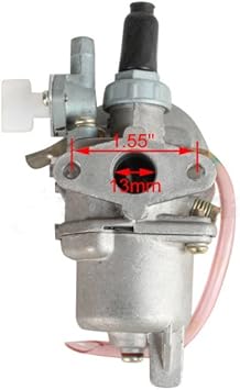 X-PRO 13mm Carburetor w/Hand Choke Lever for 2-stroke 47cc 49cc Pocket  Bike, ATVs Carb