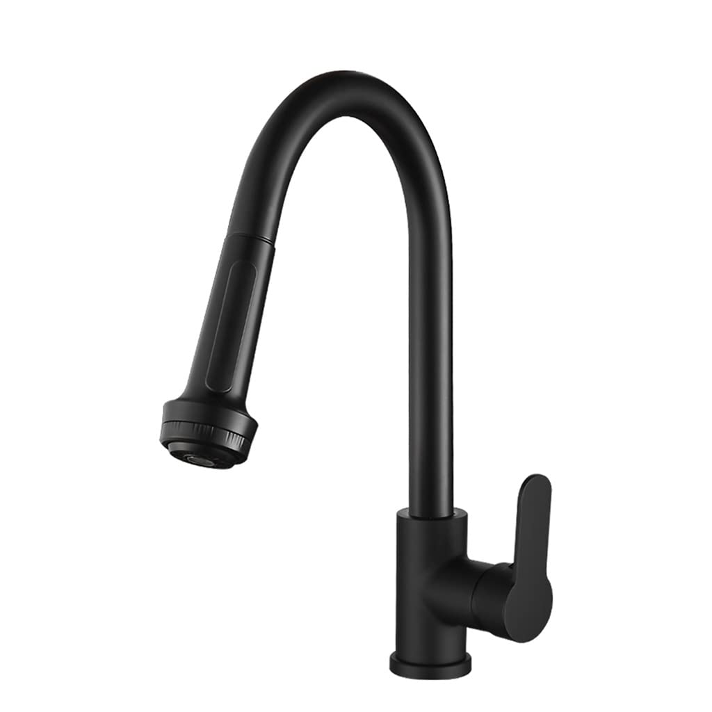 MXXQRHF Brushed Nickel Kitchen Faucet - Stainless Steel Mixer Tap with 360º Swivel Spout & High Arc Design, Single Lever for Easy Use - Modern Kitchen Sink Accessory